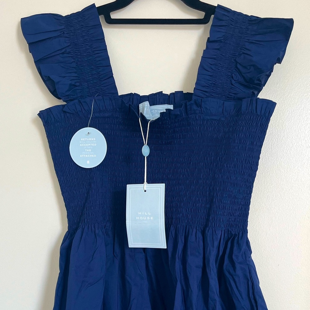 NWT Elizabeth nap dress navy - short length
